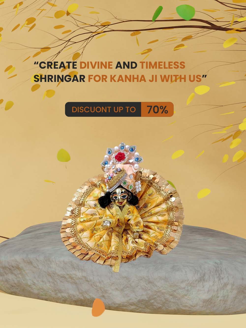 Laddu Gopal Poshak - Gopal's Ethnic Elegance Collection